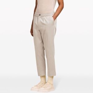 NEW AMI PARIS Elasticated Waist Trouser Vanilla Color Khaki Pants Size 42 Men